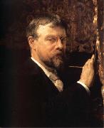 Sir Lawrence Alma-Tadema,OM.RA,RWS Self-Portrait oil painting artist